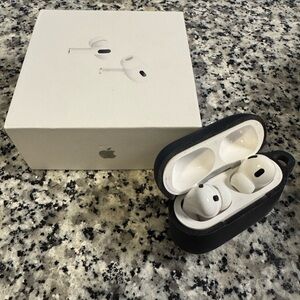 Apple AirPods with Black Case